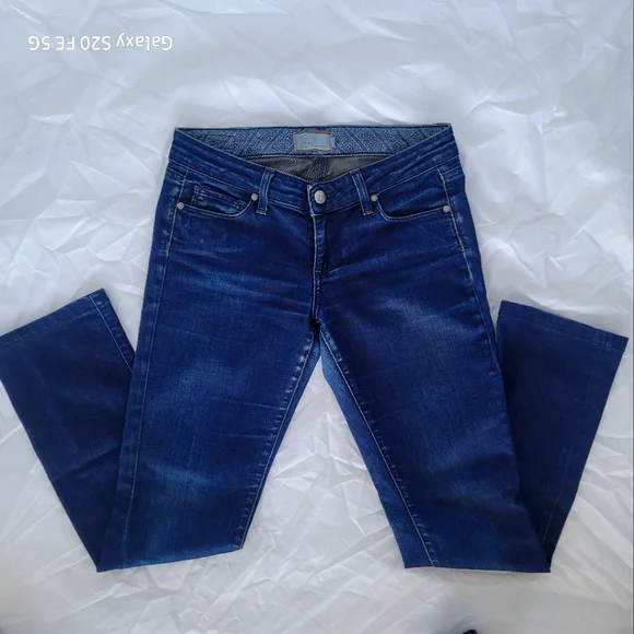 Paige Dark Wash Jeans size 27 - Picture 1 of 13